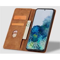 Bodycell Θήκη - Πορτοφόλι Realme C33 - Brown (5206015016226)