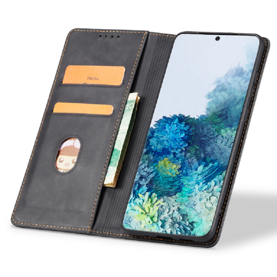 Bodycell Θήκη - Πορτοφόλι Realme C35 - Black (5206015016240)