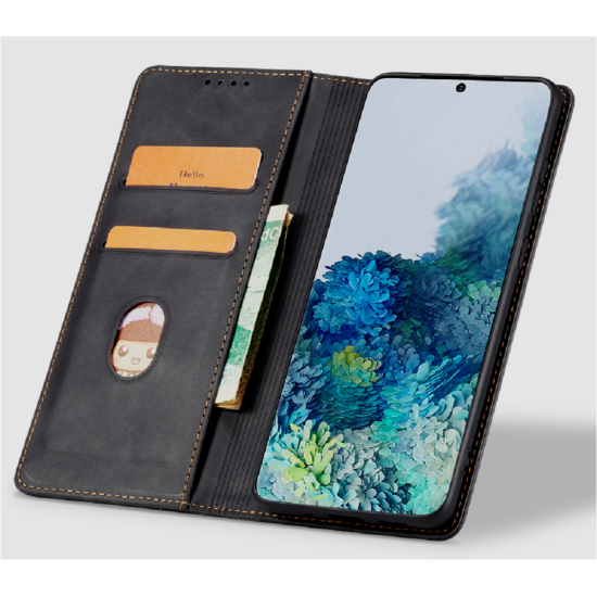 Bodycell Θήκη - Πορτοφόλι Xiaomi Redmi 10A - Black (5206015004377)