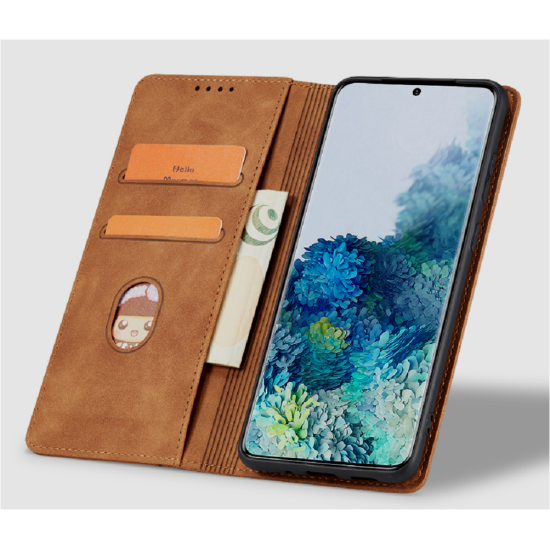 Bodycell Θήκη - Πορτοφόλι Xiaomi 12T / 12T Pro - Brown (5206015018909)