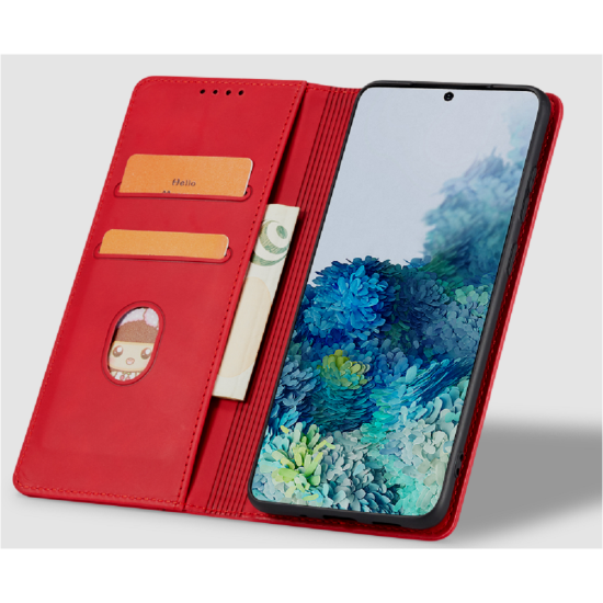 Bodycell Θήκη - Πορτοφόλι Xiaomi Poco F4 GT - Red (5206015004339)