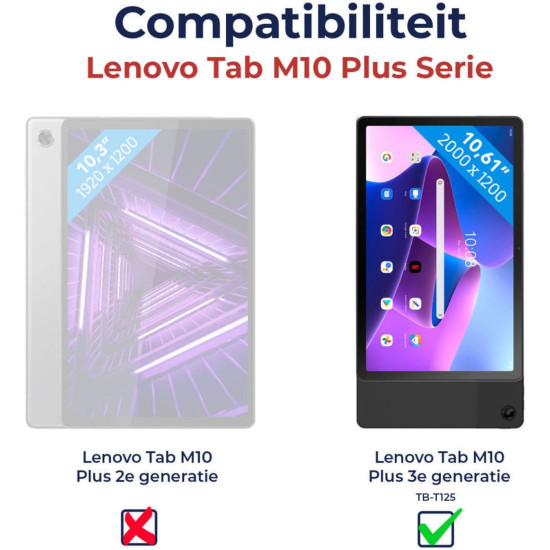 Rosso Tempered Glass - Αντιχαρακτικό Προστατευτικό Γυαλί Οθόνης Lenovo Tab M10 Plus 3rd Gen 10.6" - Clear (8719246378287)