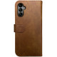 Rosso Element PU Θήκη Πορτοφόλι Samsung Galaxy A04s - Brown (8719246376979)