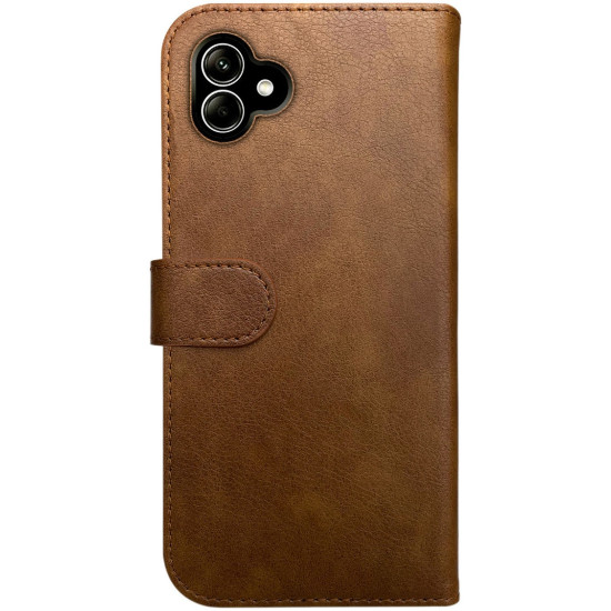Rosso Element PU Θήκη Πορτοφόλι Samsung Galaxy A04 - Brown (8719246376962)