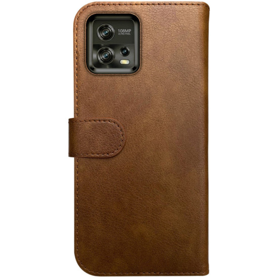 Rosso Element PU Θήκη Πορτοφόλι Motorola Moto G72 - Brown (8719246376993)