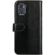 Rosso Element PU Θήκη Πορτοφόλι Motorola Moto E22 / E22i - Black (8719246376870)