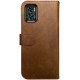 Rosso Element PU Θήκη Πορτοφόλι Motorola Moto E22 / E22i - Brown (8719246376986)