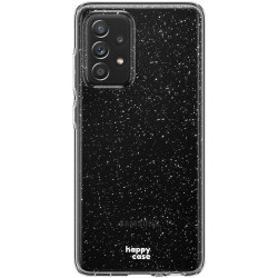 HappyCase Διάφανη Θήκη Σιλικόνης Samsung Galaxy A53 5G - Glitter Print (8719246358814)