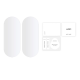 Hofi Hydrogel Hydroflex Pro+ - Μεμβράνη Προστασίας Οθόνης Xiaomi Mi Smart Band 7 / 7 NFC - Clear - 2 Τεμάχια (9589046923531)