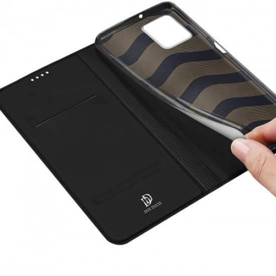 Duxducis SkinPro Θήκη Πορτοφόλι Motorola Moto G32 - Black (6934913034828)