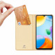 Duxducis SkinPro Θήκη Πορτοφόλι Xiaomi Redmi 10C - Gold (6934913039458)