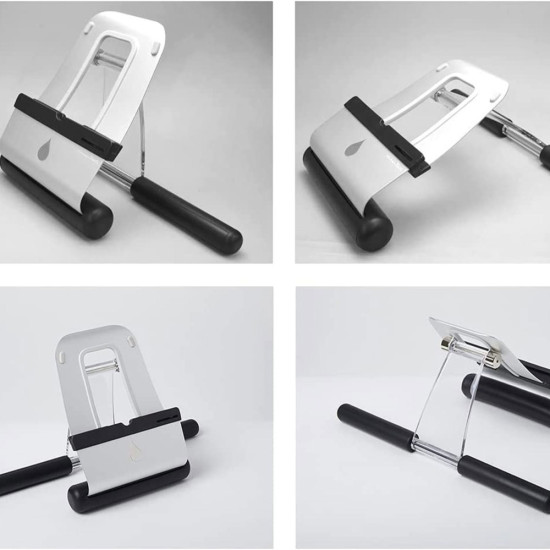 Rain Design iRest - Βάση Αλουμινίου για iPad / Tablet έως 13" με Υποστήριξη Μαξιλαριών - Black / Silver (891607000353)