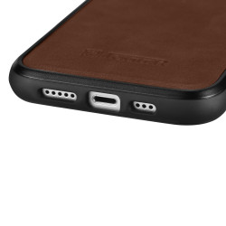 iCarer Oil Wax Leather Cover - Δερμάτινη Θήκη με TPU Bumper - Apple iPhone 14 Plus - Brown (WMI14220719-BN)