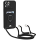 Bodycell Multifunction - Ανθεκτική Θήκη Apple iPhone 11 Pro Max με Λουράκι Λαιμού / Κάλυμμα Κάμερας / Ring Holder / Υποδοχή Κάρτας - Black (5206015003288)