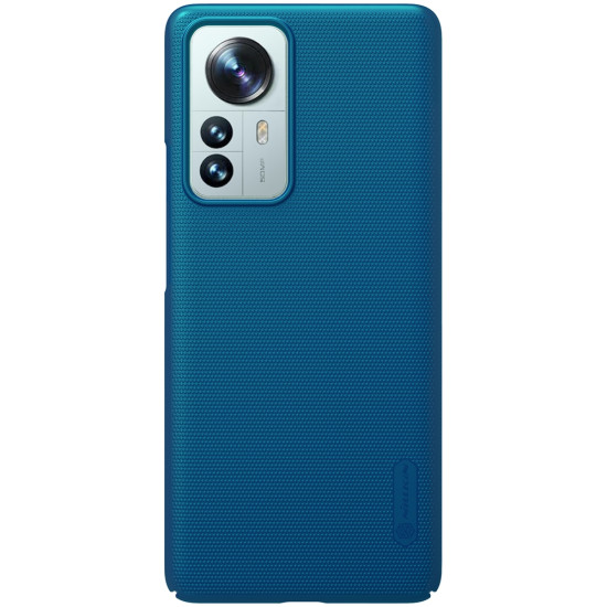 Nillkin Θήκη Super Frosted Shield Xiaomi 12 Pro 5G & Kickstand - Blue (6902048240483)