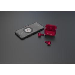 Riversong True Wireless Earbuds Air Mini Pro - Ασύρματα Ακουστικά Bluetooth Με Θήκη Φόρτισης - Red Magenta (EA208R)