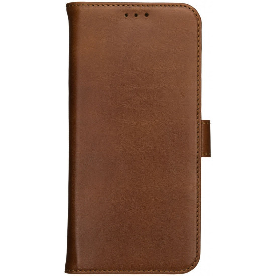 Rosso Deluxe Δερμάτινη Θήκη Πορτοφόλι Samsung Galaxy S23 - Brown (8719246375934)