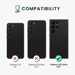 KWmobile Soft Flexible Rubber Cover - Θήκη Σιλικόνης Samsung Galaxy S23 Ultra - Neon Pink (60275.77)