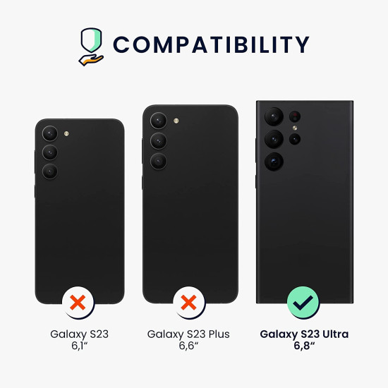 KWmobile Soft Flexible Rubber Cover - Θήκη Σιλικόνης Samsung Galaxy S23 Ultra - Neon Pink (60275.77)