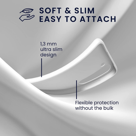 KWmobile Θήκη Σιλικόνης Samsung Galaxy S23 Plus - White Matte (60283.48)