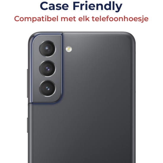 Rosso Tempered Glass Camera Lens Protector - Αντιχαρακτικό Προστατευτικό Γυαλί για Φακό Κάμερας Samsung Galaxy S21 5G - Transparent (8719246381867)