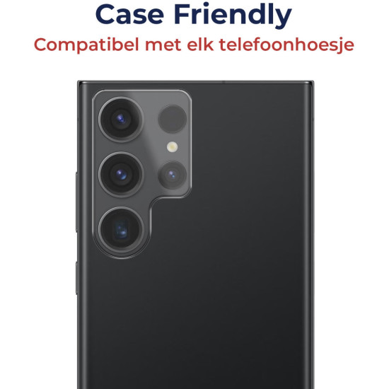 Rosso Tempered Glass Camera Lens Protector - Αντιχαρακτικό Προστατευτικό Γυαλί για Φακό Κάμερας Samsung Galaxy S23 Ultra - Transparent (8719246381812)