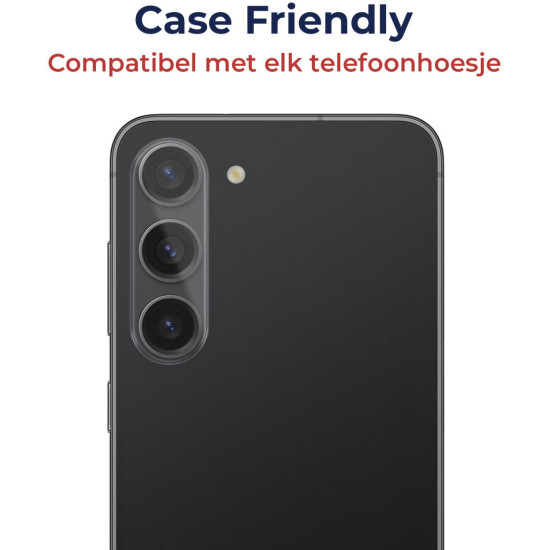 Rosso Tempered Glass Camera Lens Protector - Αντιχαρακτικό Προστατευτικό Γυαλί για Φακό Κάμερας Samsung Galaxy S23 / S23 Plus - Transparent (8719246381799)