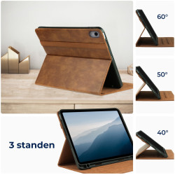 Rosso Element PU Θήκη Apple iPad (A16) 11th Gen. 2025 11" / 10th Gen. 2022 10.9" με Υποδοχή Apple Pencil - Brown (8719246381065)