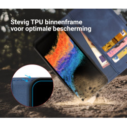 Rosso Element PU Θήκη Πορτοφόλι Samsung Galaxy Xcover 6 Pro - Blue (8719246366000)