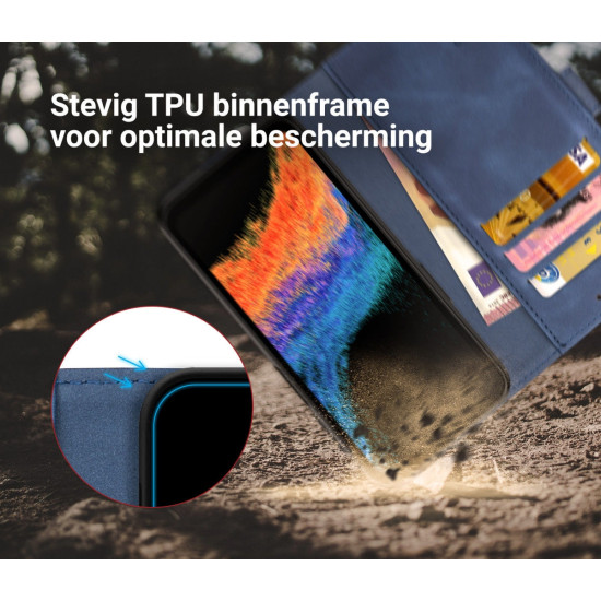 Rosso Element PU Θήκη Πορτοφόλι Samsung Galaxy Xcover 6 Pro - Blue (8719246366000)