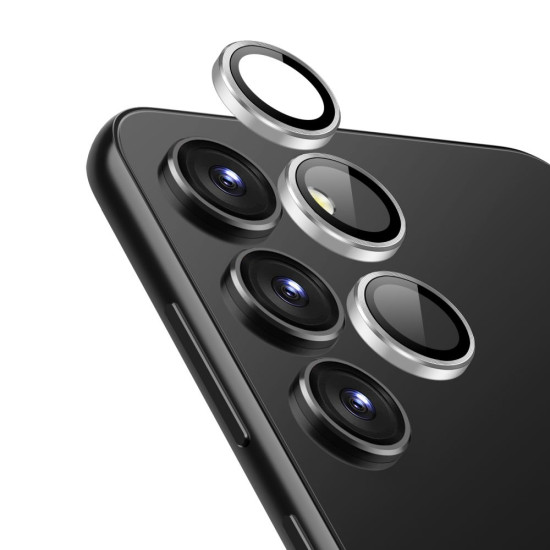 ESR Camera Lens Protector - Αντιχαρακτικό Προστατευτικό Γυαλί για Φακό Κάμερας Samsung Galaxy S23 / S23 Plus - Silver (4894240175729)