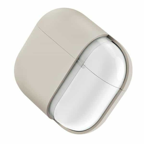 Uniq Lino Hybrid Case - Σκληρή Θήκη για AirPods Pro 2nd Gen - Ivory (UNIQ-AIRPODSPRO2-LINOIVY)
