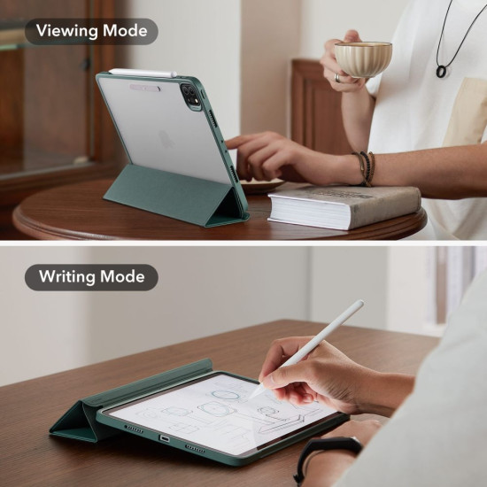 ESR Ascend Hybrid Θήκη με Υποδοχή Apple Pencil - Apple iPad Pro 12.9" 2022 / 2021 - Forest Green (4894240171325)