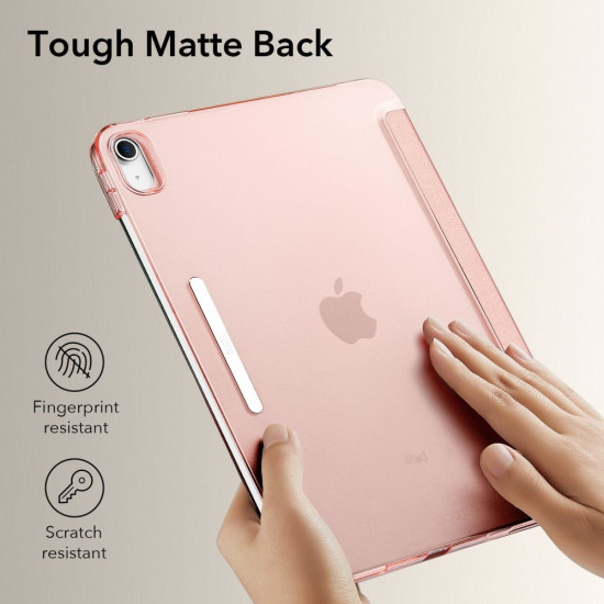 ESR Ascend Trifold Θήκη με Υποδοχή Apple Pencil - Apple iPad (A16) 11th Gen. 2025 11" / 10th Gen. 2022 10.9" - Rose Gold (4894240171417)