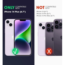 Supcase Ανθεκτική Διάφανη Θήκη MagSafe Unicorn Beetle Mag - Apple iPhone 15 Plus / 14 Plus - Clear (843439119734)