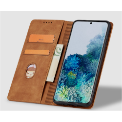 Bodycell Θήκη - Πορτοφόλι Samsung Galaxy S23 Ultra - Brown (5206015019821)