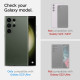 Spigen GLAS.tR EZ Fit OPTIK Pro Camera Lens Protector - Αντιχαρακτικό Προστατευτικό Γυαλί για Φακό Κάμερας Samsung Galaxy S23 Ultra - 2 Τεμάχια - Black (AGL05950)