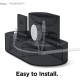 Elago 3 in 1 Charging Hub Pro - Βάση Σιλικόνης για τον Φορτιστή Apple Watch / για Καλώδιο iPhone & AirPods - Black (EST-TRIOPRO-BK)