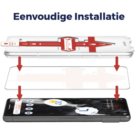 Rosso Tempered Glass - Αντιχαρακτικό Προστατευτικό Γυαλί Οθόνης Google Pixel 7 (8719246376177)