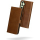 Rosso Deluxe Δερμάτινη Θήκη Πορτοφόλι Samsung Galaxy A54 - Brown (8719246378676)