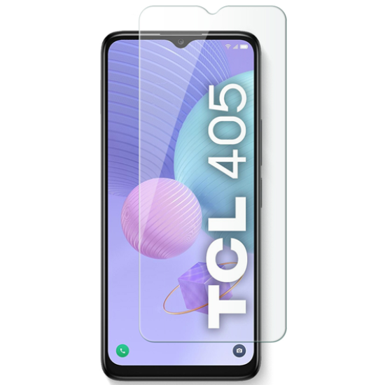 Θήκη & Tempered Glass TCL 405/406/408 Vivid Set TPU Case & Tempered Glass Σετ Διάφανη Σιλικόνης & Αντιχαρακτικό Γυαλί Προστασίας Οθόνης - Transparent (VIGELLY266GLASSTN)