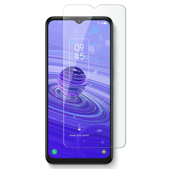 Vivid Σετ Διάφανη Θήκη Σιλικόνης & Tempered Glass - TCL 40R - Transparent (VIGELLY281GLASSTN)