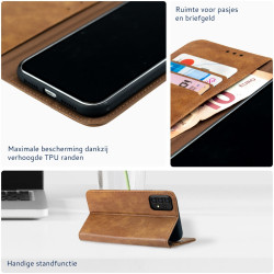 Rosso Element PU Θήκη Πορτοφόλι Samsung Galaxy A34 - Brown (8719246376948)