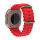 Techsuit Watchband W038 - Λουράκι Σιλικόνης Apple Watch Ultra/SE/11/10/9/8/7/6/5/4 (49/46/45/44mm) - Red (5949419015395)