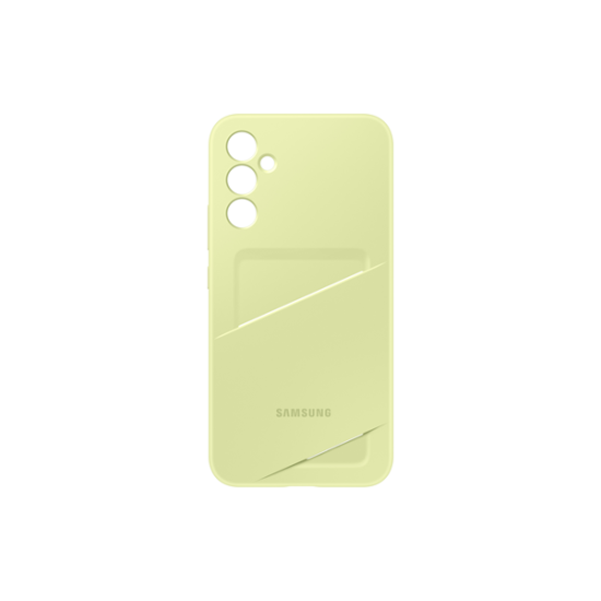 Official Samsung Card Slot Cover - Θήκη Σιλικόνης με Υποδοχή για Κάρτα - Samsung Galaxy A34 - Lime (EF-OA346TGEGWW)