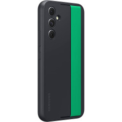 Official Samsung Haze Grip Cover - Θήκη με Λουράκι Χειρός - Samsung Galaxy A54 - Black (EF-XA546CBEGWW)
