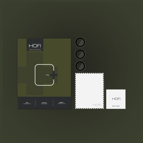 Hofi Camring Pro+ Αντιχαρακτικό Γυαλί Προστασίας για Φακό Κάμερας - Samsung Galaxy S23 / S23 Plus - Black (9490713931035)