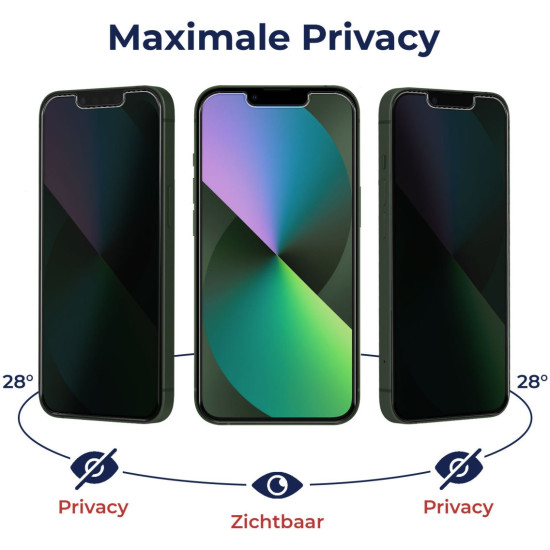 Rosso Privacy Tempered Glass - Αντιχαρακτικό Γυαλί Προστασίας Απορρήτου Οθόνης Apple iPhone 14 Pro (8719246372230)