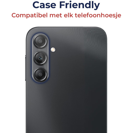 Rosso Tempered Glass Camera Lens Protector - Αντιχαρακτικό Προστατευτικό Γυαλί για Φακό Κάμερας Samsung Galaxy A14 - Transparent (8719246381850)