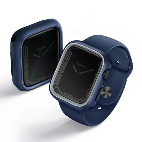 Uniq Moduo Case - Θήκη Apple Watch SE/9/8/7/6/5/4 (45/44mm) - Blue / Grey (UNIQ-45MM-MDBLUGRY)
